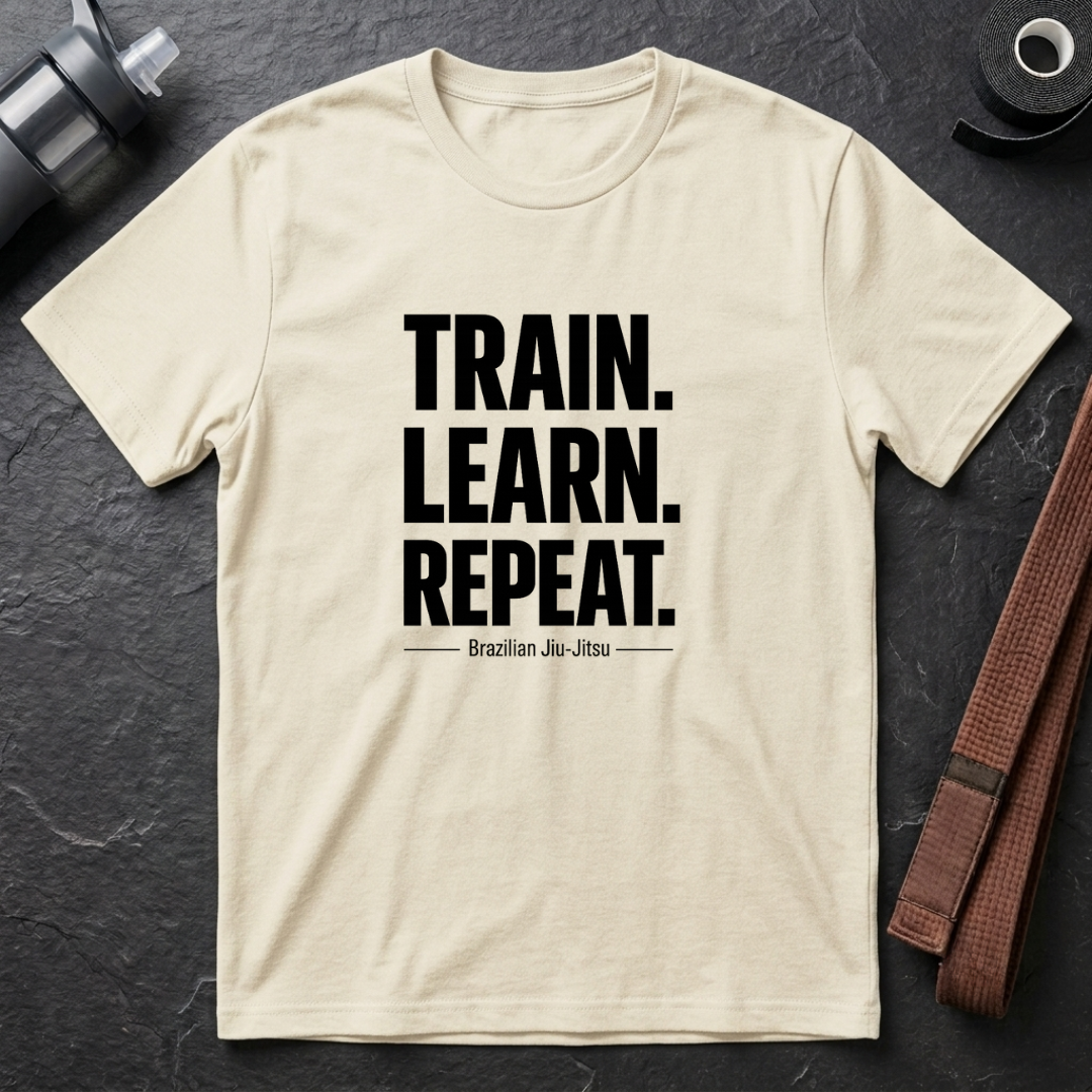 Train. Learn. Repeat. T‑Shirt