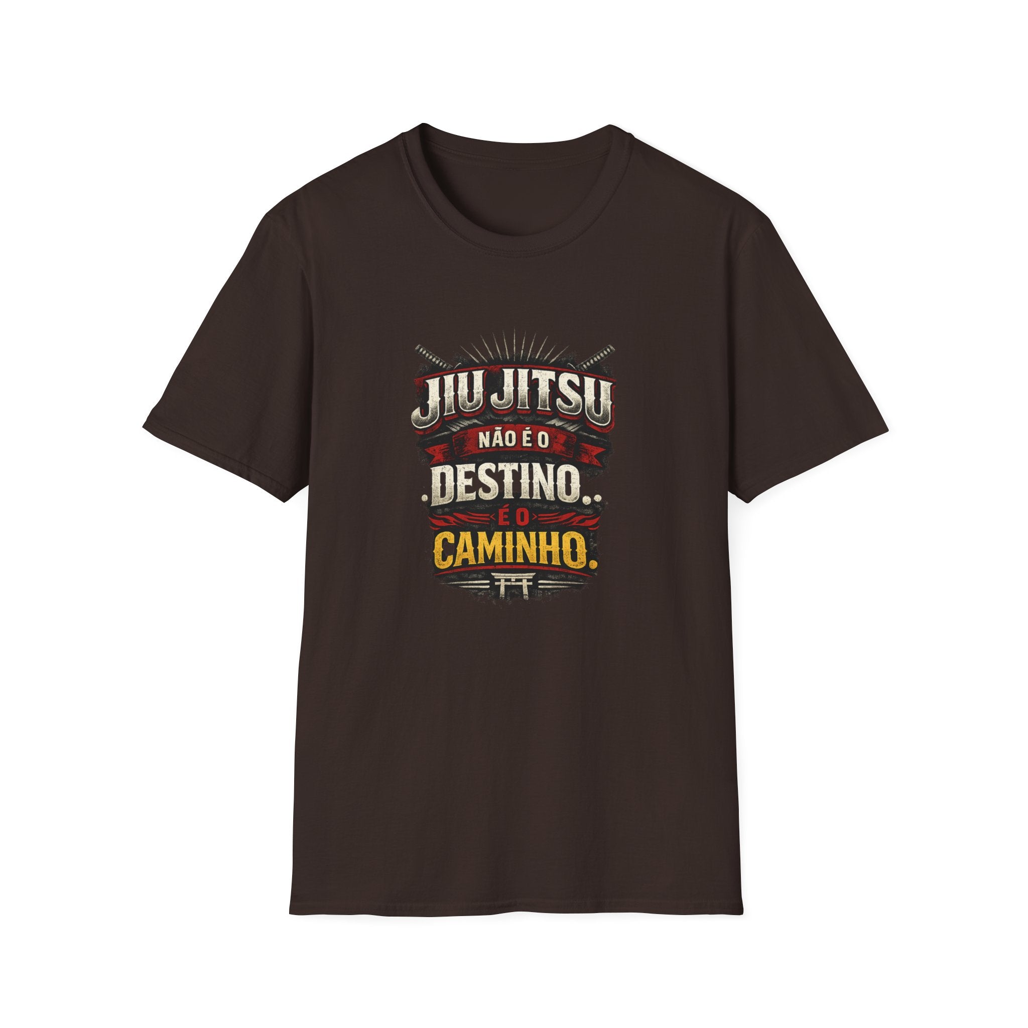 Jiujitsu Não é o Destino. É o Caminho. T-Shirt
