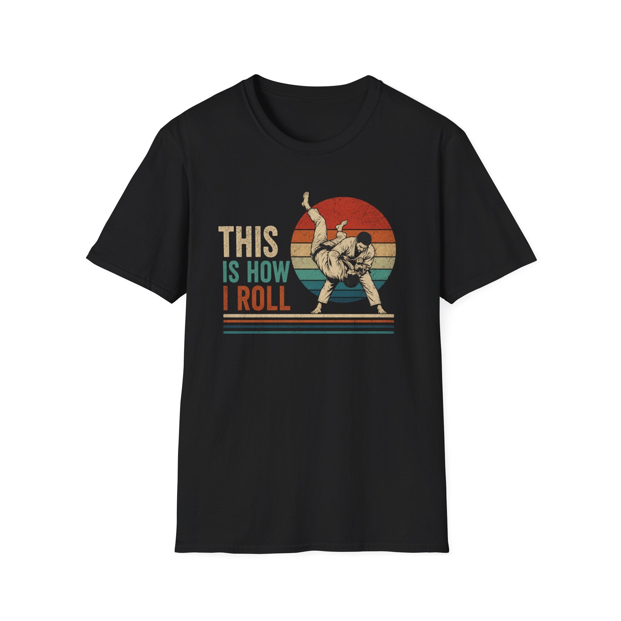 This Is How I Roll Jiu-Jitsu Retro Graphic T-Shirt