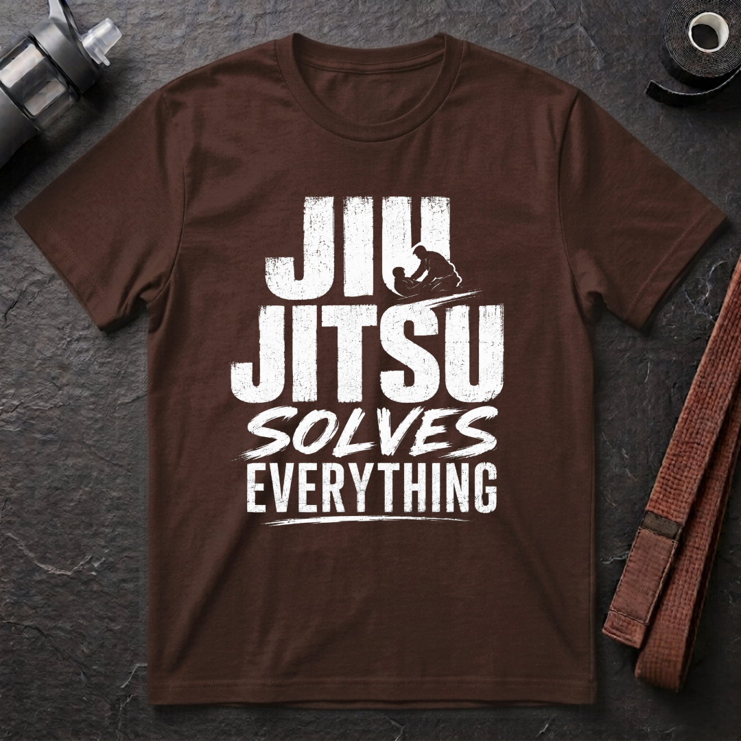 Jiu Jitsu Solves Everything T-Shirt