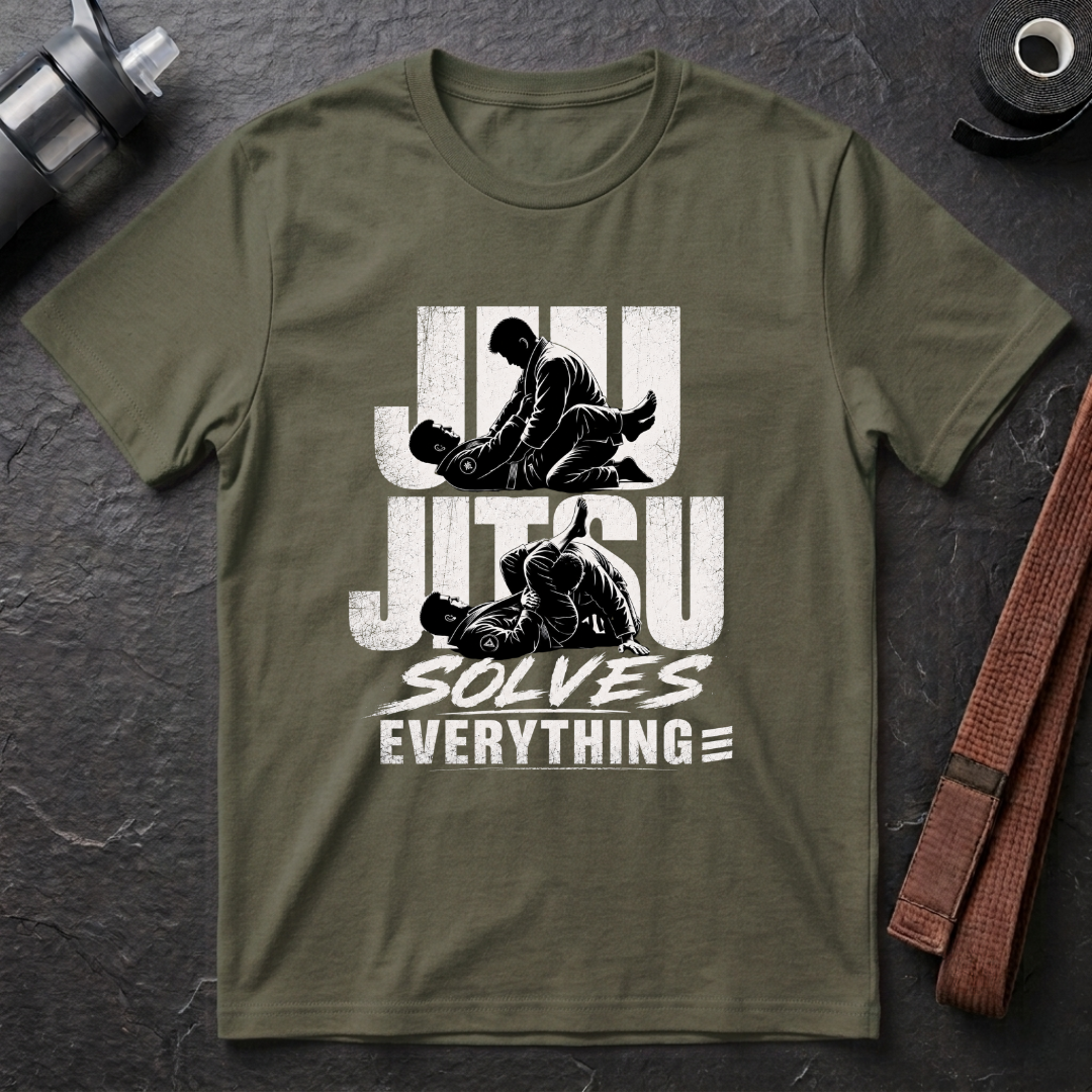 Jiujitsu Solves Everything T-Shirt