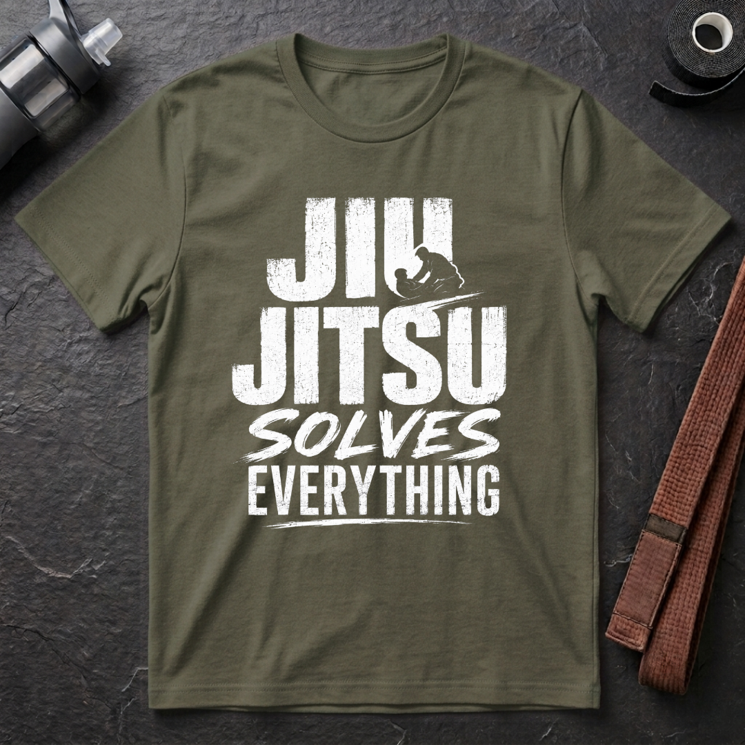 Jiu Jitsu Solves Everything T-Shirt
