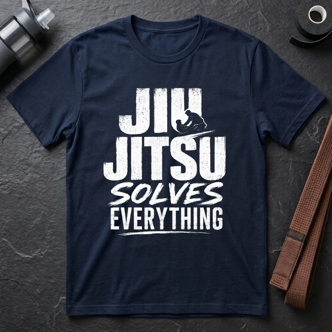 Jiu Jitsu Solves Everything T-Shirt