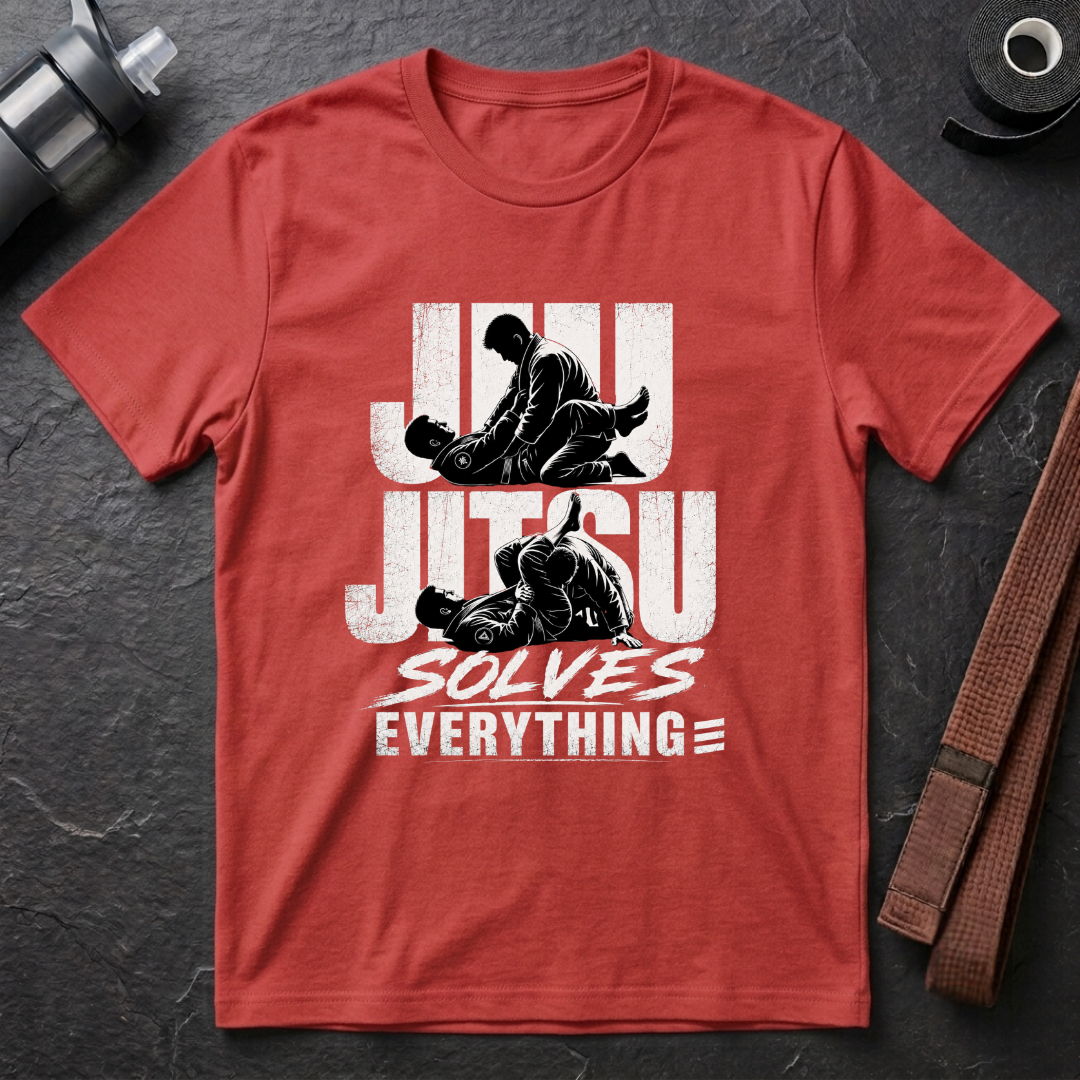 Jiujitsu Solves Everything T-Shirt