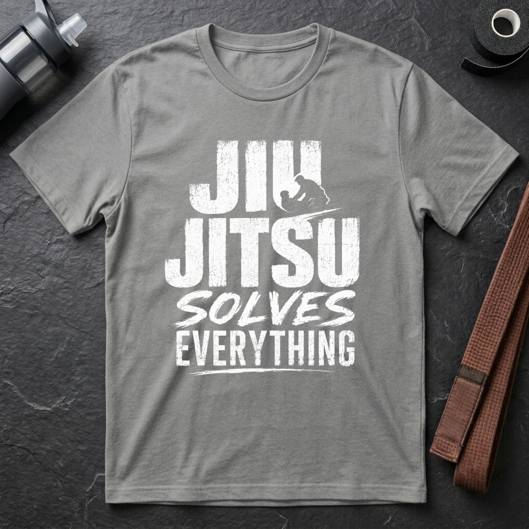 Jiu Jitsu Solves Everything T-Shirt