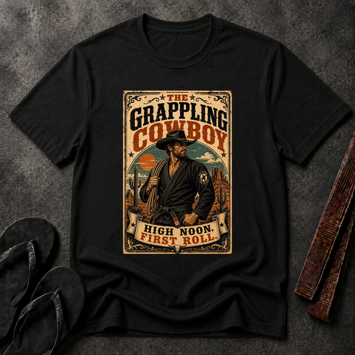Grappling Cowboy T-Shirt