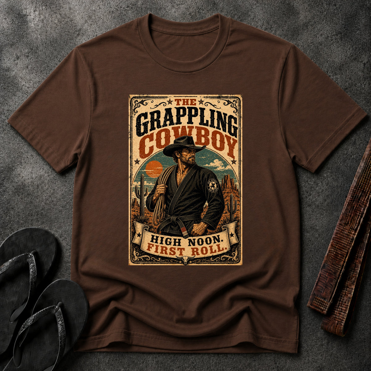 Grappling Cowboy T-Shirt