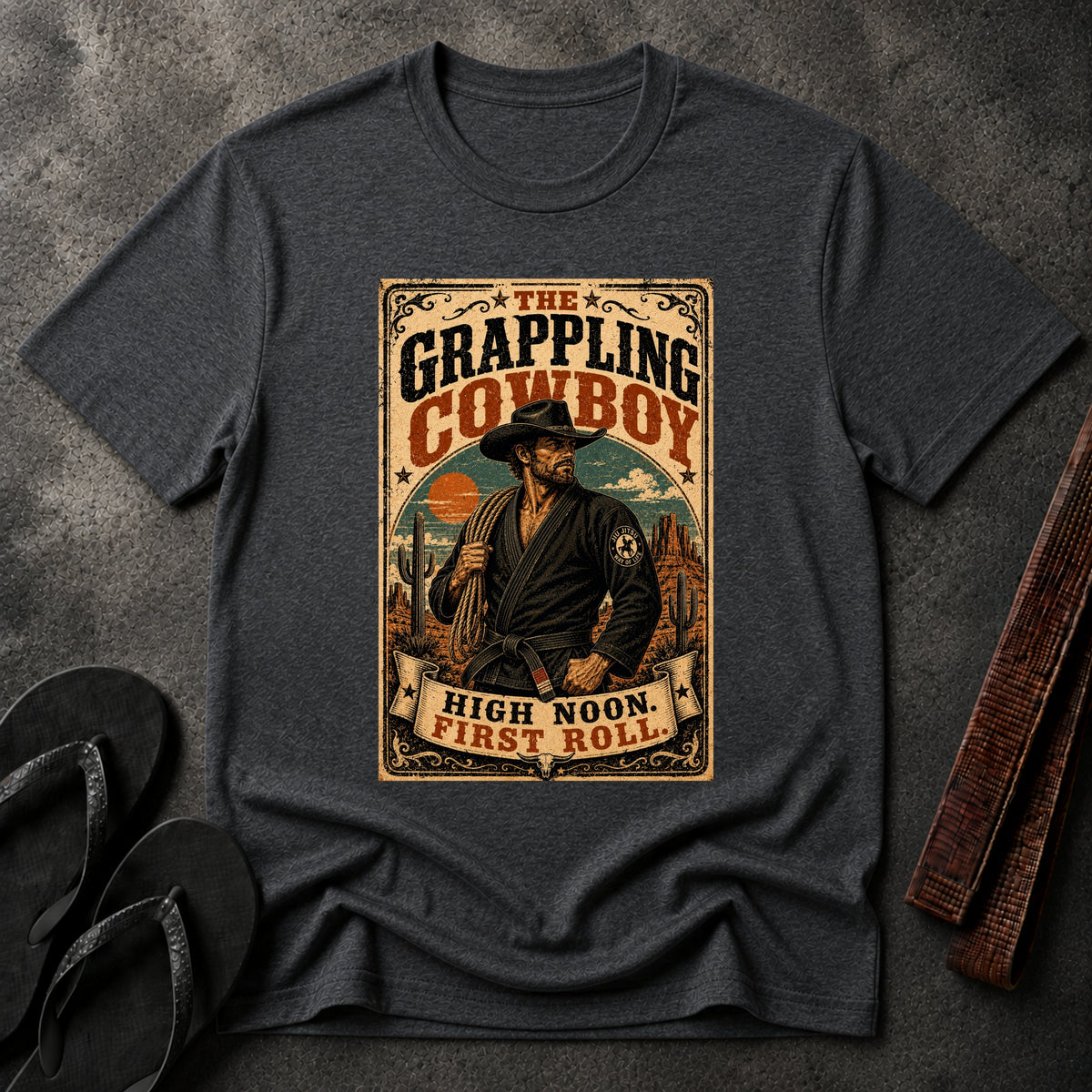Grappling Cowboy T-Shirt