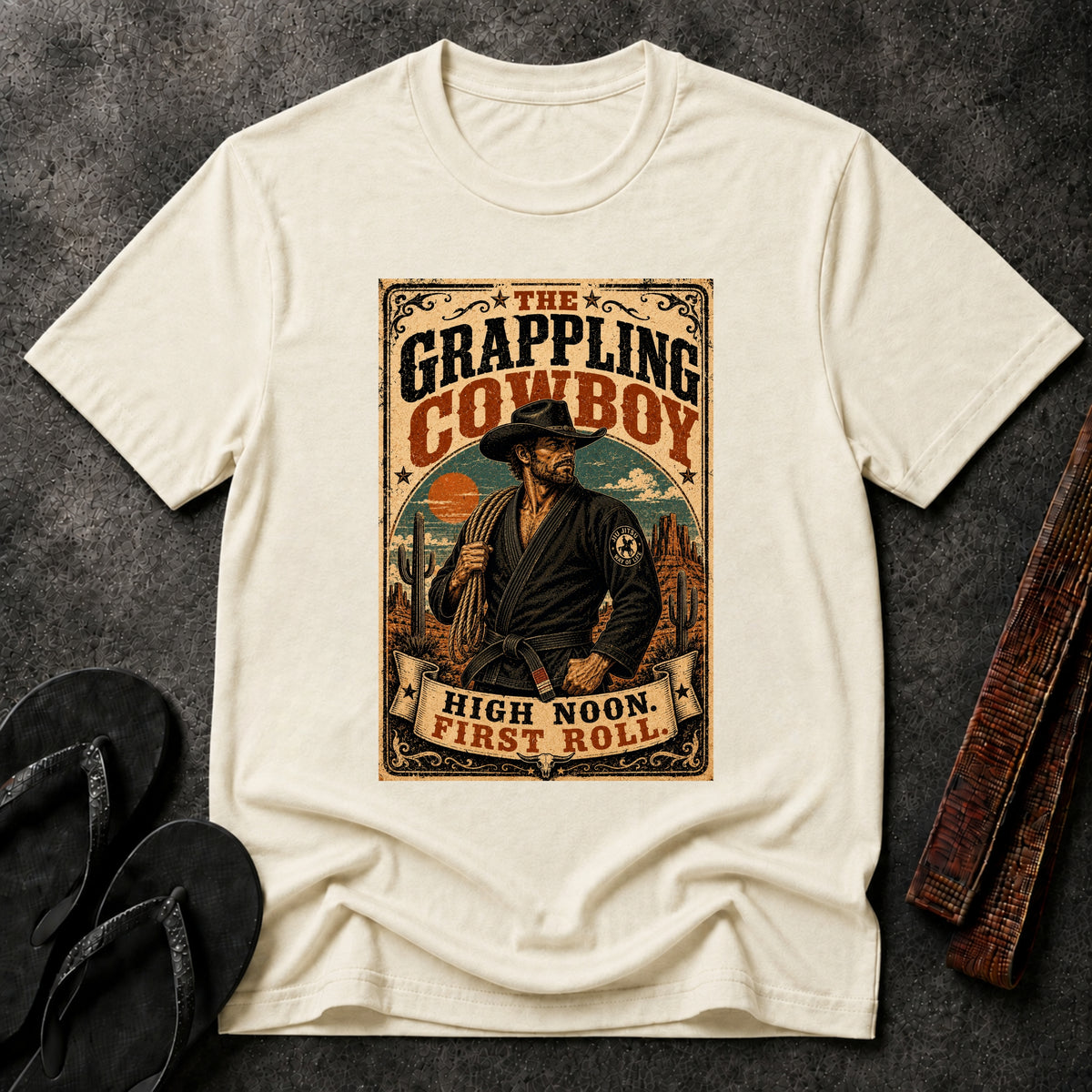 Grappling Cowboy T-Shirt