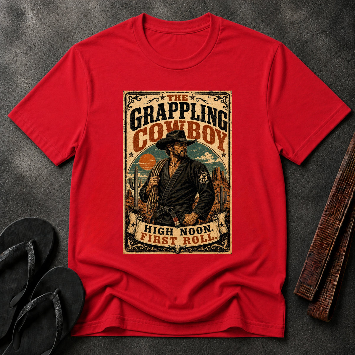 Grappling Cowboy T-Shirt
