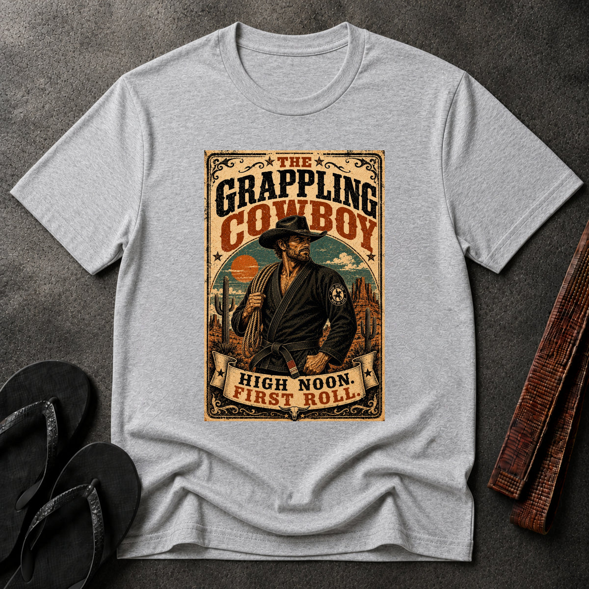Grappling Cowboy T-Shirt