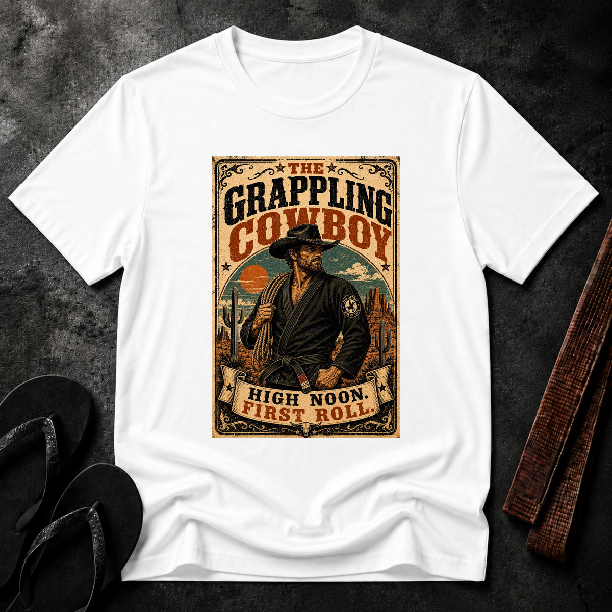 Grappling Cowboy T-Shirt