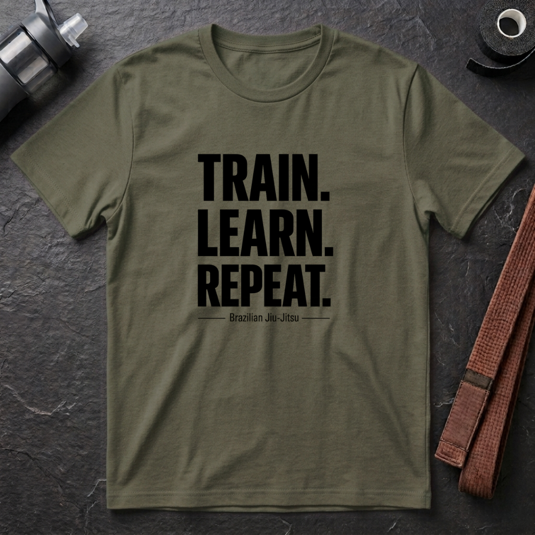 Train. Learn. Repeat. T‑Shirt