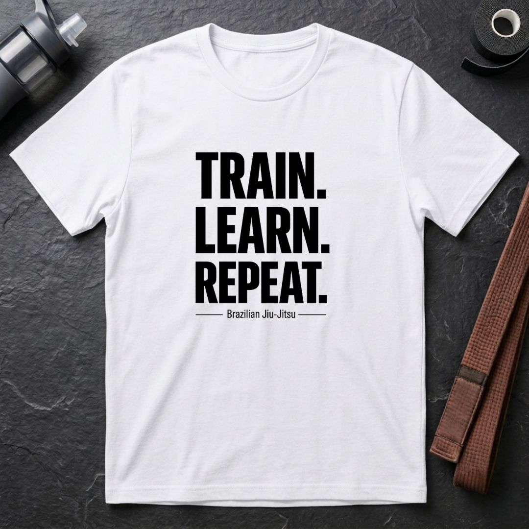 Train. Learn. Repeat. T‑Shirt