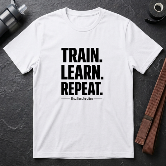 Train. Learn. Repeat. T‑Shirt